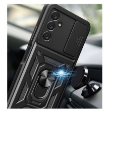 Противоударен черен кейс Camera Cover за Samsung S24
