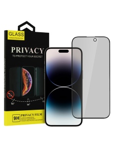 Противошпионски закален стъклен протектор Privacy за Apple iPhone 16 Pro Max