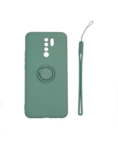 Светло зелен калъф Ring Silicone Venus за Xiaomi Redmi 9