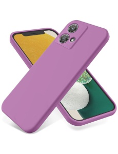 Светъл Патладжан силиконов гръб POLY за Moto Edge 40 Neo