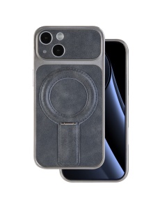 Сив Гръб "LUXGRIP Mag Case" за iPhone 15