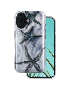 Силиконов гръб с морски звезди "Summer Case" за iPhone 17