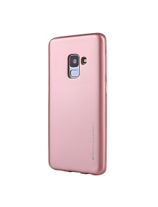 Силиконов Гръб iJelly в розово златен цвят за Samsung A6 2018