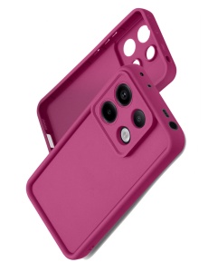 Силиконов гръб Rim Case в ярко розов цвят за Moto Edge 50 Neo
