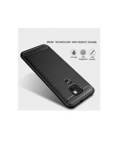 Силиконов гръб Top Carbon за Motorola Moto G9 Play G9 E7 Plus със защита от удари и надрасквания
