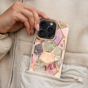 Силиконов гръб Twinki с цветно фолио за Iphone 14 с прецизни изрязвания за камера и бутони