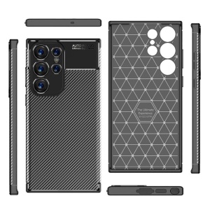 Силиконов калъф Carbon за Samsung Galaxy S25 Ultra