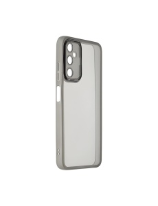 Силиконов полупрозрачен матиран калъф с протектори на камерите за Samsung A05s