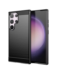 Силикон гръб Carbon за Samsung S24 Ultra