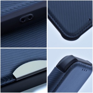 Син елегантен калъф тип тефтер Razor за Samsung A14 за защита на дисплея и гърба