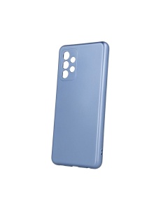 Син Силиконов Гръб с Металически Ефект Metallic Silicone за Samsung A13 4G