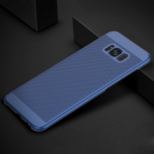 Син PVC калъф с охлаждащи отвори за Samsung S8 Plus
