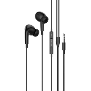 Слушалки BOROFONE BM80 PRO ELEGANT с микрофон Черни 3 5мм жак конектор удобни за спорт и път