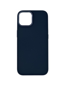 Тъмно син и елегантен калъф Sattin Case за IPHONE 14