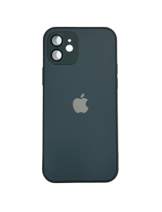 Тъмно син стъклен калъф AG Glass за IPHONE 12