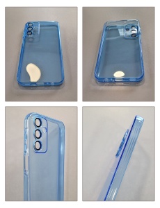 Тънък гръб с протектор за камерата Slim Color Lens за Samsung A15 с висока прозрачност и сензорна точност