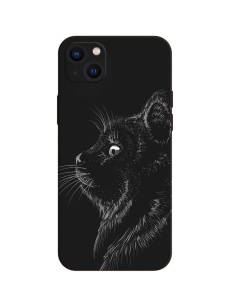 Флуоресцентен силиконов светещ в тъмното висококачествен калъф ЛУКСОС за iPhone 13