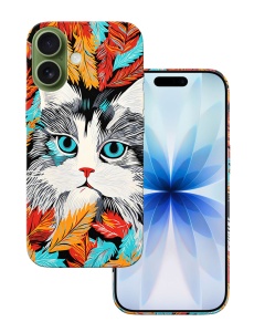 Флуоресцентен силиконов светещ в тъмното висококачествен калъф ЛУКСОС за iPhone 17