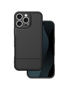Черен гръб Toptel Carbon 2 за iPhone 16 Pro Max