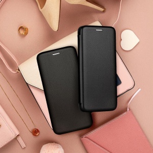 Черен калъф тип тефтер за телефон MP Forcell за Samsung A14 със стилен и практичен дизайн