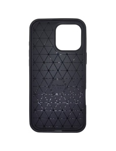 Черен гръб Carbon за iPhone 16 Pro