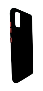 Черен кейс Color Buttons за Samsung A41