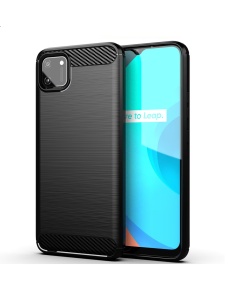 Черен калъф Top Carbon за Realme C11