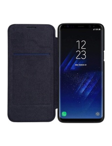 Черен Кожен гръб G Case за Samsung S9