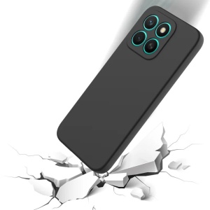 Черен силиконов гръб POLY за Honor X8c със защита от удари и надрасквания