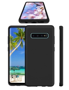 Черен Силиконов калъф POLY за Samsung S10 Plus