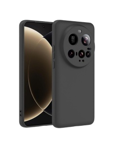 Черен силиконов гръб POLY за Xiaomi 15 Ultra