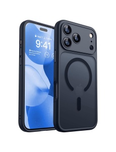Черен Mag Safe с предпазно стъкло на камерата за iPhone 17 Pro