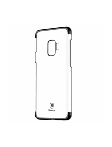Baseus Electroplate PVC черен кант за Samsung S9
