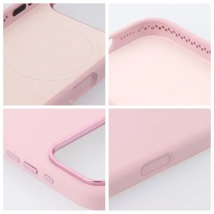 Case for iPhone 17 Forcell F-Protect Frame Premium compatible with Magsafe pink - Img 9
