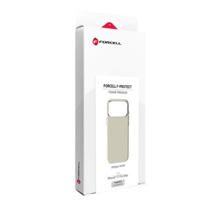 Case for iPhone 17 Pro Max Forcell F-Protect Frame Premium compatible with Magsafe antique white - Img 10