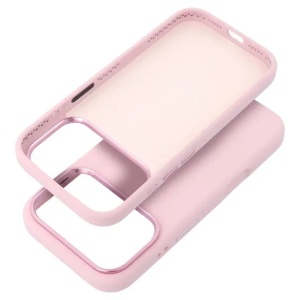 Case for iPhone 18 Pro Forcell F-Protect Frame Premium compatible with Magsafe pink - Img 3