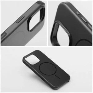 Case for iPhone 18 Pro Glossy Mag Cover compatible with MagSafe black - Img 3