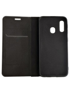Kалъф тефтер черен CARBON WITH FRAME за Samsung Galaxy A37 - Img 3