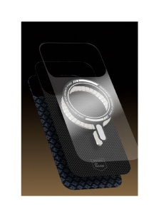 Kevlar Benks Case MagSafe за iPhone 17 Pro blue със защита от удари и надрасквания