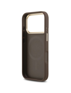 Original Guess Case за 17 Pro Max съвместим с MagSafe, brown - Img 5
