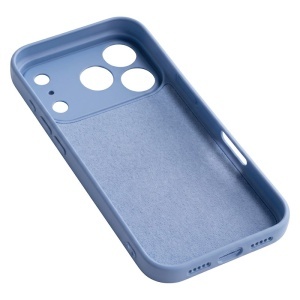 Silicon case за iPhone 18 Pro, небесно син - Img 3