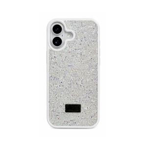Бял Гръб "Swarovski" камъни за iPhone 17