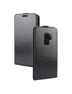 Вертикален Черен Калъф Flipp за Samsung S9 Plus