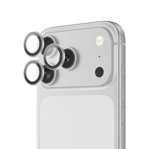 Защитен Протектор за Лещи със Сребърен Кант за iPhone 17 Pro Max