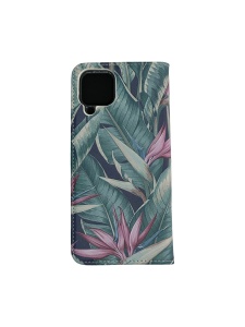 Калъф тип тефтер за телефон Summer Flower за Samsung A12 с място за карти и банкноти