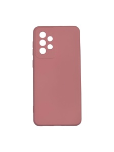 Нежен светло розов калъф за телефон с велур Poly за Samsung A32 4G 5G