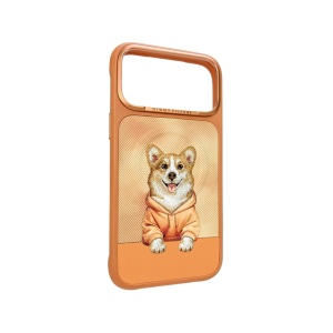 Оранжев Гръб с корги "Nimmy Case" за iPhone 17 Pro - Img 3