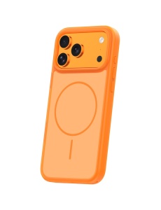 Оранжев Гръб Frame Thin Mag Case Mag Safe за iPhone 17 Pro