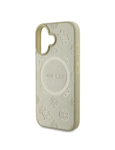Оригинален златен калъф MagSafe Guess за IPHONE 16 Plus със защита от удари и надрасквания