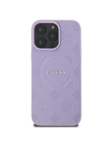 Оригинален лилав калъф MagSafe Guess за IPHONE 16 Pro Max със защита от удари и надрасквания